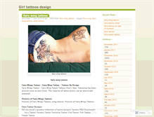 Tablet Screenshot of girltattoosdesign.wordpress.com