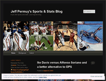 Tablet Screenshot of jpsportstats.wordpress.com