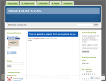 Tablet Screenshot of fineas77elias.wordpress.com