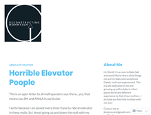 Tablet Screenshot of deconstructingvanyism.wordpress.com