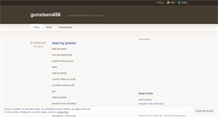 Desktop Screenshot of gunsteen456.wordpress.com