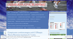 Desktop Screenshot of olimpianuovarunning.wordpress.com