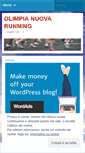 Mobile Screenshot of olimpianuovarunning.wordpress.com
