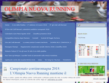 Tablet Screenshot of olimpianuovarunning.wordpress.com