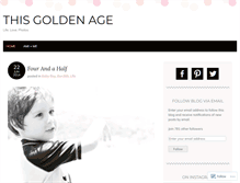 Tablet Screenshot of goldgirl.wordpress.com