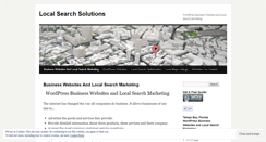 Desktop Screenshot of localwebsolutions.wordpress.com