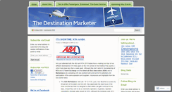 Desktop Screenshot of destinationmarketer.wordpress.com