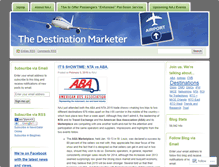 Tablet Screenshot of destinationmarketer.wordpress.com