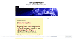 Desktop Screenshot of blogveterinario.wordpress.com