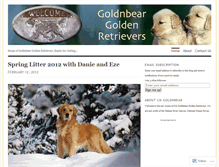Tablet Screenshot of cmgoldnbear.wordpress.com