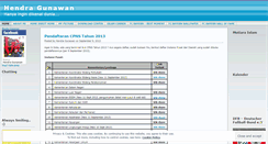 Desktop Screenshot of h3ndragunawan.wordpress.com