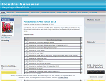 Tablet Screenshot of h3ndragunawan.wordpress.com