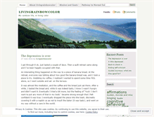 Tablet Screenshot of livingrainbowcolor.wordpress.com