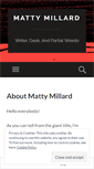 Mobile Screenshot of mattymfiction.wordpress.com
