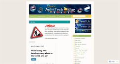 Desktop Screenshot of apfeltechblog.wordpress.com