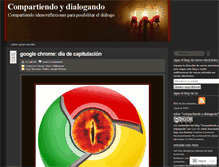 Tablet Screenshot of compartiendoydialogando.wordpress.com