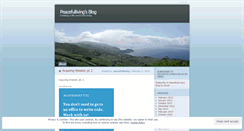 Desktop Screenshot of peacefulliving.wordpress.com