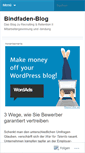 Mobile Screenshot of bindfaden.wordpress.com