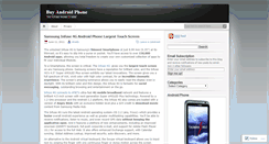 Desktop Screenshot of buyandroidphone.wordpress.com