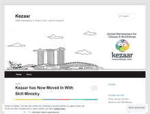 Tablet Screenshot of kezaarblog.wordpress.com