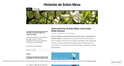 Desktop Screenshot of historiasdesobremesa.wordpress.com