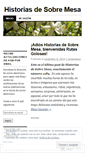 Mobile Screenshot of historiasdesobremesa.wordpress.com