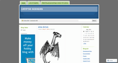 Desktop Screenshot of cryptidseekers.wordpress.com
