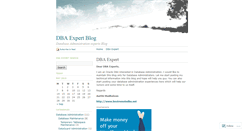 Desktop Screenshot of dbaexpert.wordpress.com