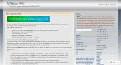 Desktop Screenshot of affiliateppc.wordpress.com