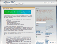 Tablet Screenshot of affiliateppc.wordpress.com