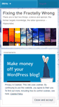 Mobile Screenshot of fixingfractallywrong.wordpress.com