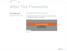 Tablet Screenshot of afterthefireworks.wordpress.com