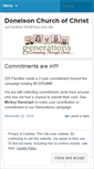 Mobile Screenshot of donelsoncoc.wordpress.com