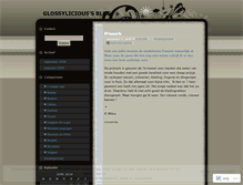 Tablet Screenshot of glossylicious.wordpress.com