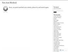 Tablet Screenshot of notjustmedical.wordpress.com