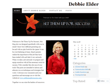 Tablet Screenshot of debbieelder.wordpress.com