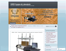 Tablet Screenshot of impeeequiposlab.wordpress.com