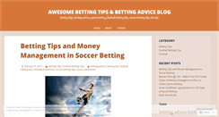 Desktop Screenshot of gobettingtips.wordpress.com