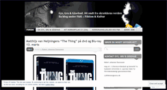 Desktop Screenshot of horrorbloggen.wordpress.com