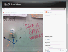 Tablet Screenshot of hla7thgradescience.wordpress.com