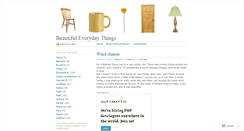 Desktop Screenshot of beautifuleverydaythings.wordpress.com