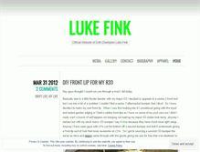 Tablet Screenshot of lukefink.wordpress.com