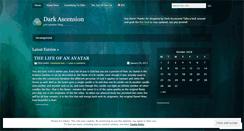 Desktop Screenshot of darkascension.wordpress.com