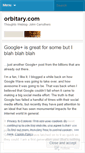 Mobile Screenshot of orbitary.wordpress.com