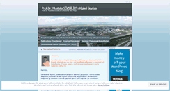 Desktop Screenshot of mustafasozbilir.wordpress.com