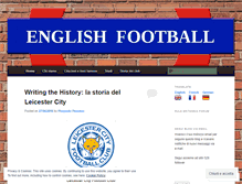 Tablet Screenshot of englishfootballstation.wordpress.com