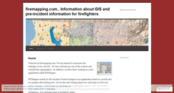 Desktop Screenshot of firemapping.wordpress.com