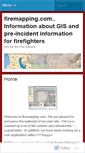 Mobile Screenshot of firemapping.wordpress.com