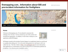 Tablet Screenshot of firemapping.wordpress.com