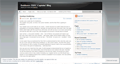 Desktop Screenshot of doddererscaptainsblog.wordpress.com